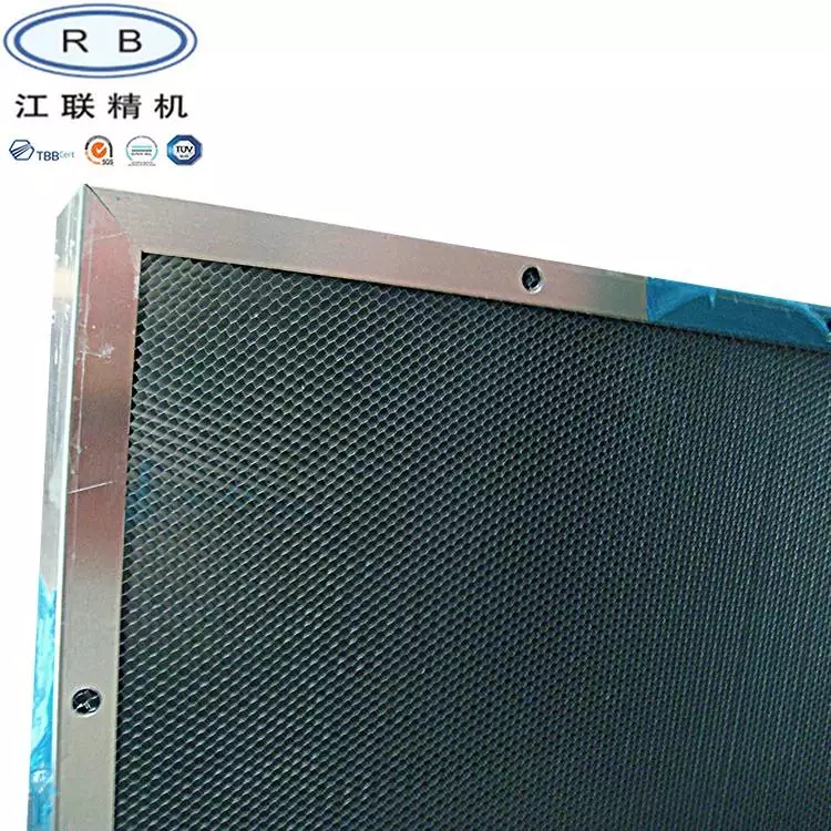 Chemical Fiber Honeycomb Bellow Cooling Ventilation Rectification Mesh Frame Panel